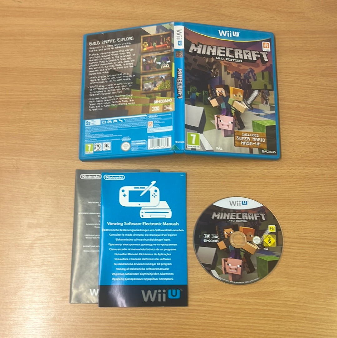 Minecraft Wii U Edition Nintendo Wii U game Minecraft Wii U Edition Nintendo Wii U game